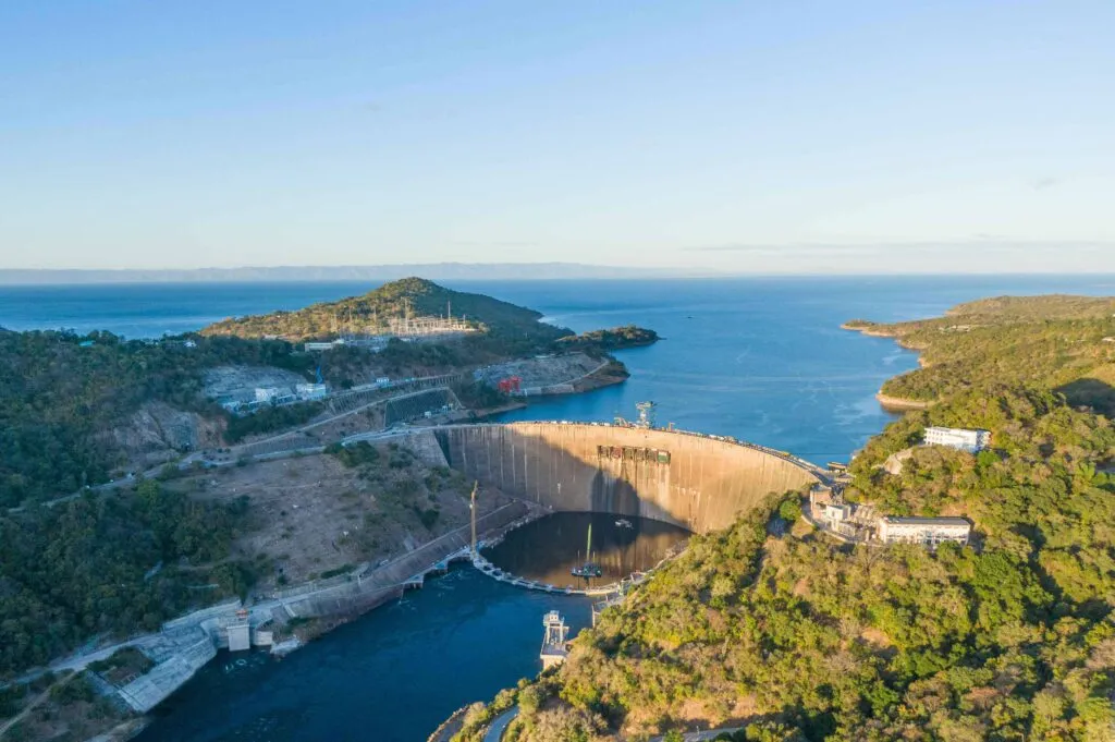 Aerial view of the Kariba Dam